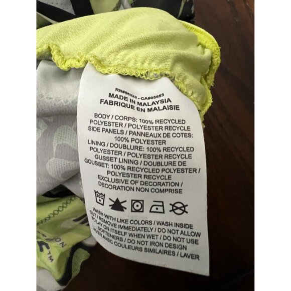 Nike Athletic Running Shorts Green Black Logo Lined Activewear Athleisure Small - Picture 6 of 10